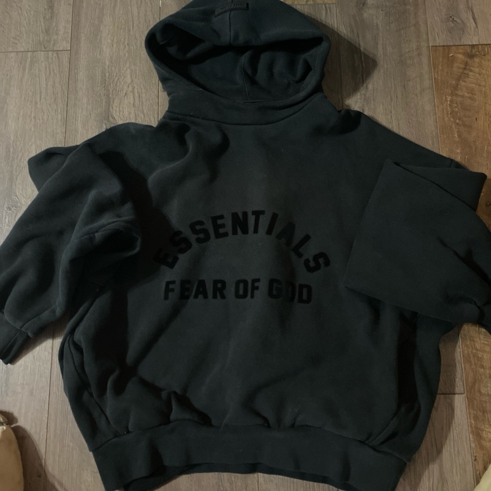Essentials Black Hoodie